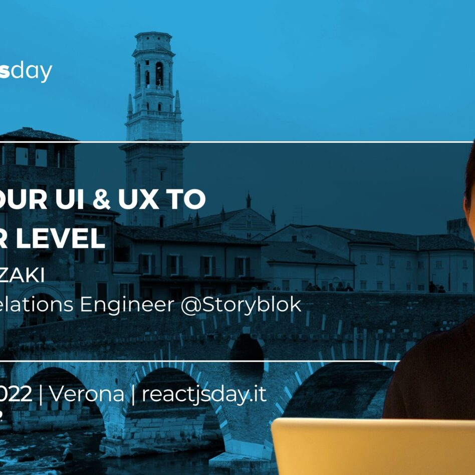 Reactjsday - Verona October 21, 2022, Arisa Fukuzaki Remix your UI & UX to another level